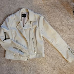 Express moto veggie leather jacket